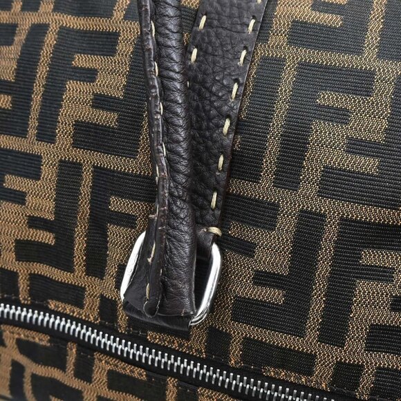 Fendi Brown Zucca Duffle Bag - Picture 4 of 10
